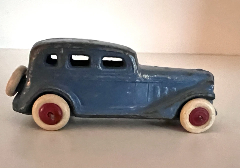 1930's VINTAGE BARCLAY PACKARD SEDAN - 3.25 INCH SLUSH MOLD-VG CAR -HARD TO FIND - Image 2 of 4