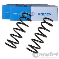 2X PROFLEX FAHRWERKSFEDERN HINTEN PASSEND FÜR VOLVO S40 V50 LINKS+RECHTS |