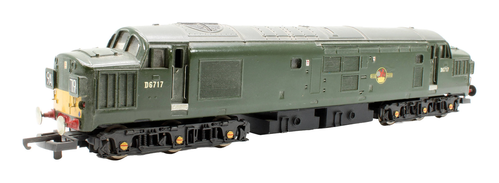BACHMANN OO GAUGE 32-776K BR GREEN CLASS 37 'D6717' DIESEL LOCOMOTIVE