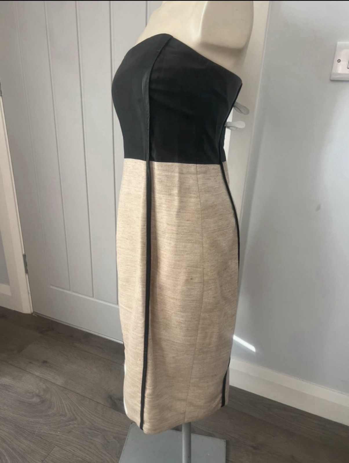 By Malene Birger Leather  Corset Dress Size 40 / Uk 12. Rrp  £495 image 2
