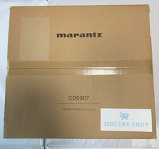 Marantz CD6007 CD Player HDAM Full Discrete Analog Silver Gold Black AC 100V