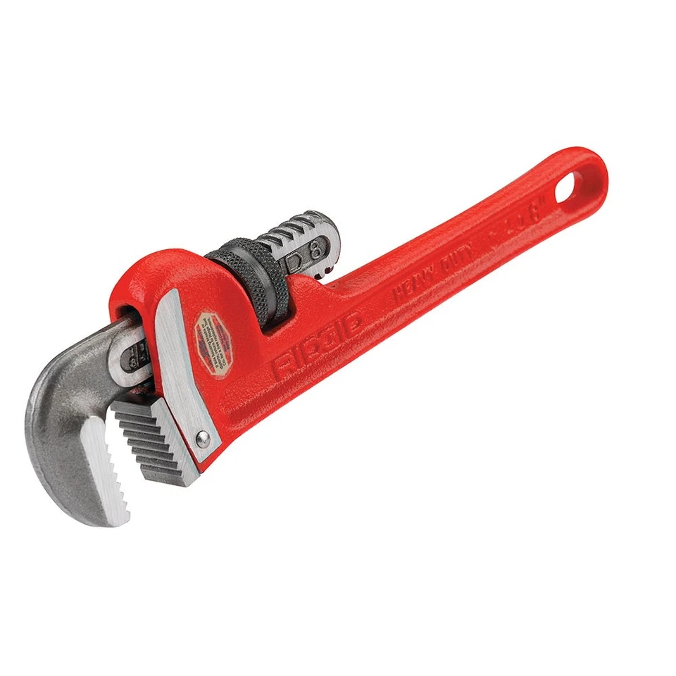 Ridgid 31005 Model 8 8-Inch Multi-Sided Secure Grip Straight Pipe Wrench - Image 4 of 4