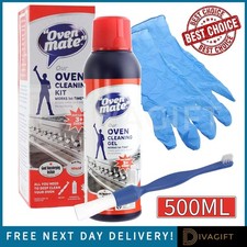 OVEN MATE COOKER BBQ GRILL HOB DEEP CLEAN CLEANING PAINT GEL BRUSH GLOVES KIT