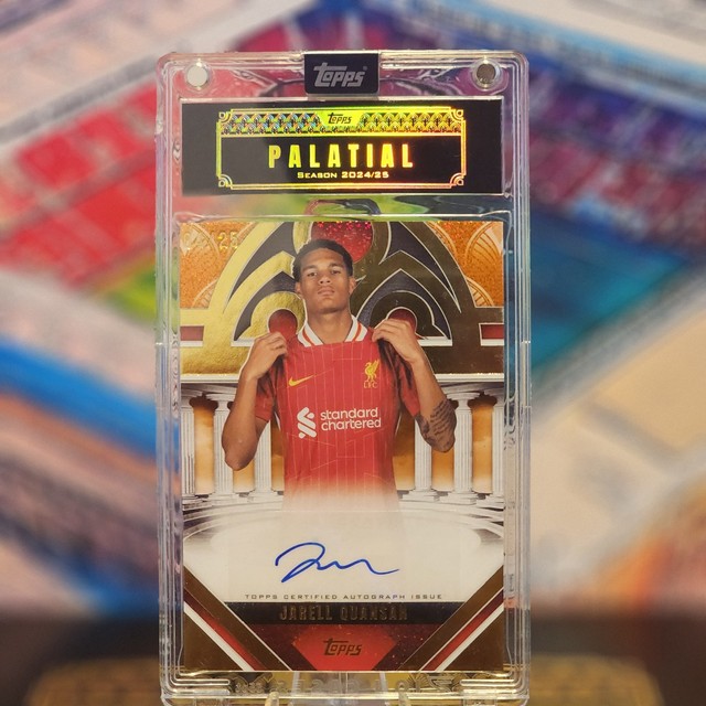 Topps Palatial Jarell Quansah Orange Auto /25 + Topps Merlin Bajcetic Auto /25