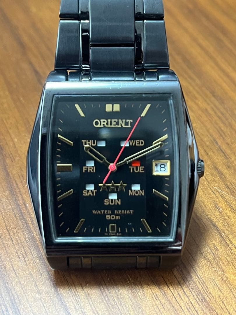 Orient Three Star Automatic Square Watch Silver B… - image 2