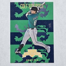 2025 Panini Crusade Colt Emerson 1/5 Blue and Green Prospect Seattle Mariners RC