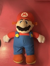 Rare Vintage KellyToy Mario Plush 12 Inch 2004 Nintendo Mario Bros Toy Used