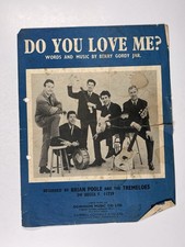 Brian Poole And The Tremeloes Sheet Music Do You Love Me Original Vintage 1960s