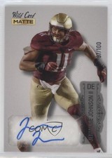 2022 Wild Card MATTE Silver - Foil 97/100 Jermaine Johnson II Auto 09nc