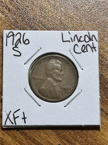 1926 S LINCOLN WHEAT CENT PENNY NICE XF EXTRA FINE KEY DATE COIN (Raw13880) (N)