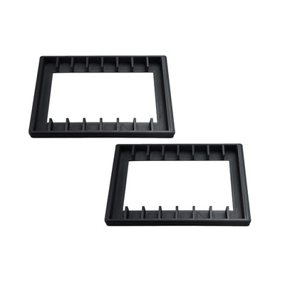 Kassetten Band Organizer 2er-Pack 16 Slot Rack Kompakt 7,95 x 4,65 x 0,51 Zoll