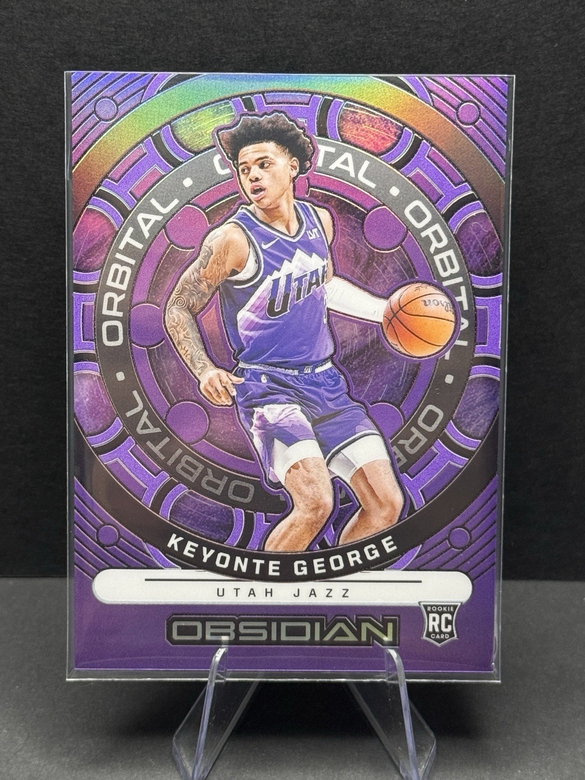 2023-24 Obsidian - Orbital Keyonte George Electric Etch Purple Flood /49 (RC)