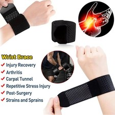 5pcs Adjustable Sports Wrist Band Brace Wrap Support Strap Carpal Tunnel Bandage