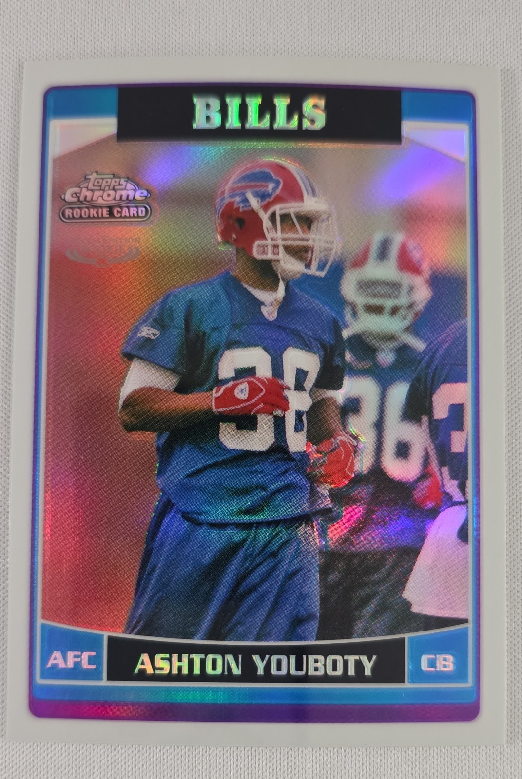 Ashton Youboty Topps Chrome #187 Refractor