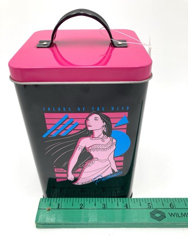 Disney Funko Pocahontas Storage Tin Colors Of The Wind 80s Retro Style W/Lid Tag - Picture 10 of 12