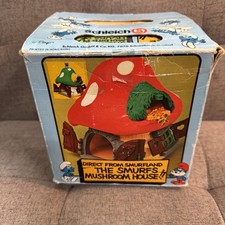 Vintage 1978 Smurf Large House Box ONLY