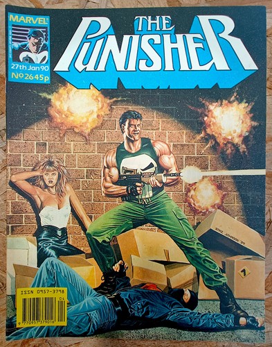 THE PUNISHER - MARVEL COMICS BUNDLE - 25 UK ISSUES 1989 - 1990 - Picture 22 of 24