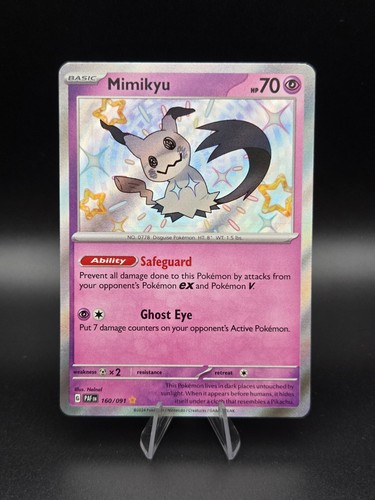 Mimikyu 160/091 Shiny Rare Paldean Fates NM