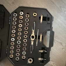 Husky 77-piece Ratcheting Tap Die Set Metricstandard Steel W Case