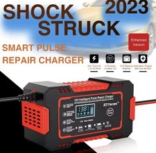 4Ah 100Ah Smart Auto Batterieladegerät 12V LCD Display Motorrad LKW