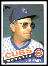 Jim Frey 1985 Topps #241 Chicago Cubs MLB READ FREE SHIPPING AutographDen