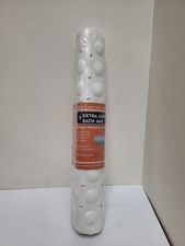 Simple Deluxe Extra Long PVC Bath Mat - 16x39 White