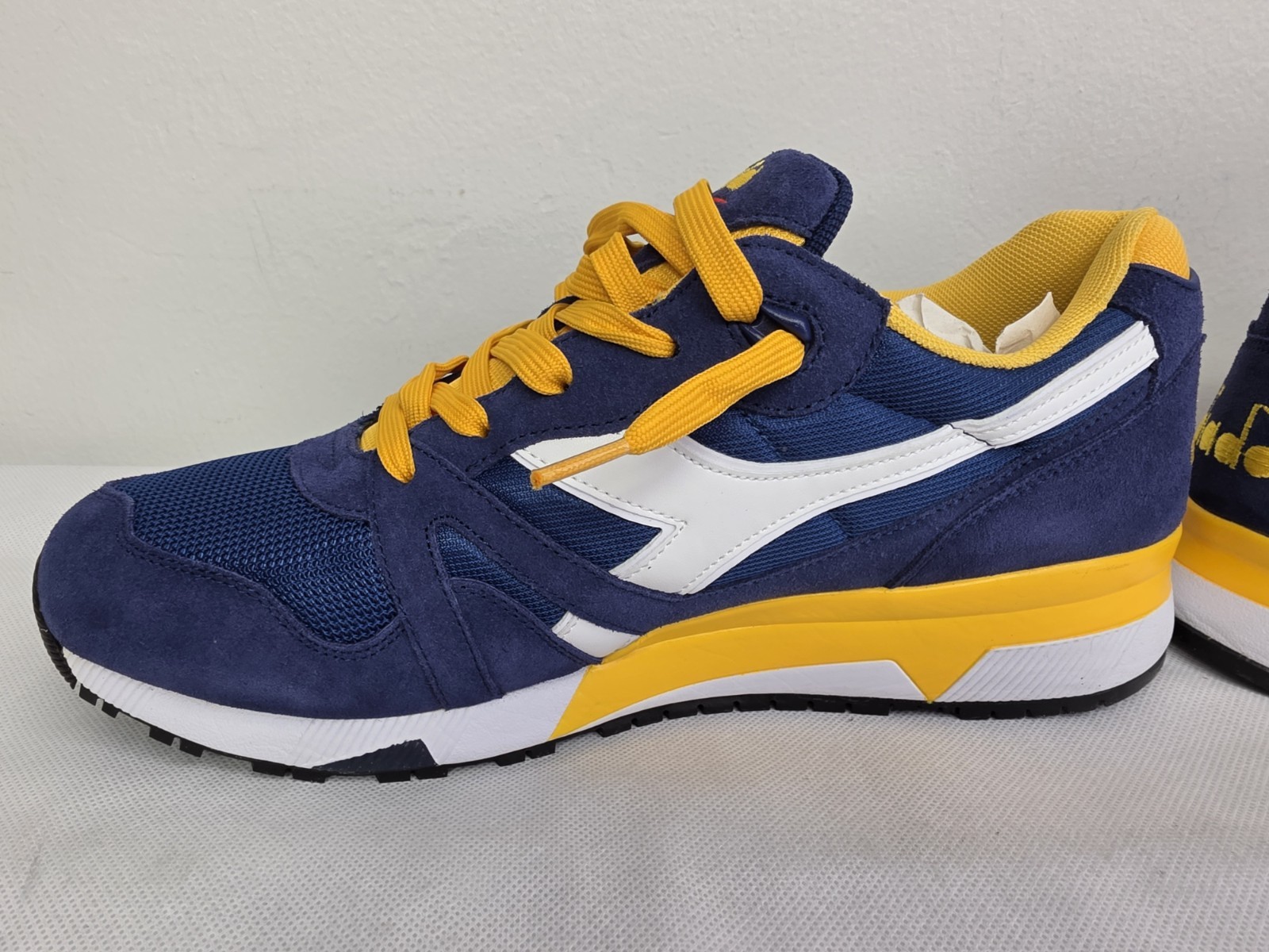 Diadora N9000 III Estate Blue/Daffodil yellow SZ 13 RARE NWB image 9
