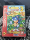 Sonic the Hedgehog 3, Sega Genesis In Box No Manual Authentic Tested Working