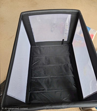 Red Kite Sleeptight Portable Travel Cot Play Pen Black with Carry Bag