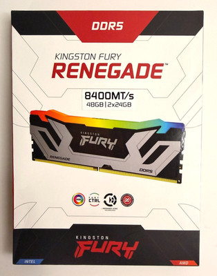 Kingston FURY Renegade CUDIMM DDR5 48gb (2x24gb) 8400MT/s RAM Memory