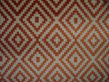 London Tram Upholstery Fabric Pullman Burnt Orange Cushion RRP £460.00 - 4 Metre