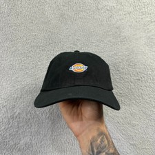 Dickies 2020 Black EST 1922 Embroidered Logo One Size Adjustable Baseball Cap