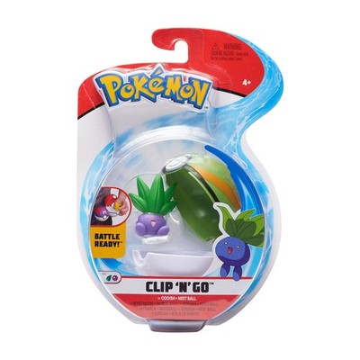 Pokemon Clip N Go Set Myrapla & Nestball / Oddish & Nest Ball Figur
