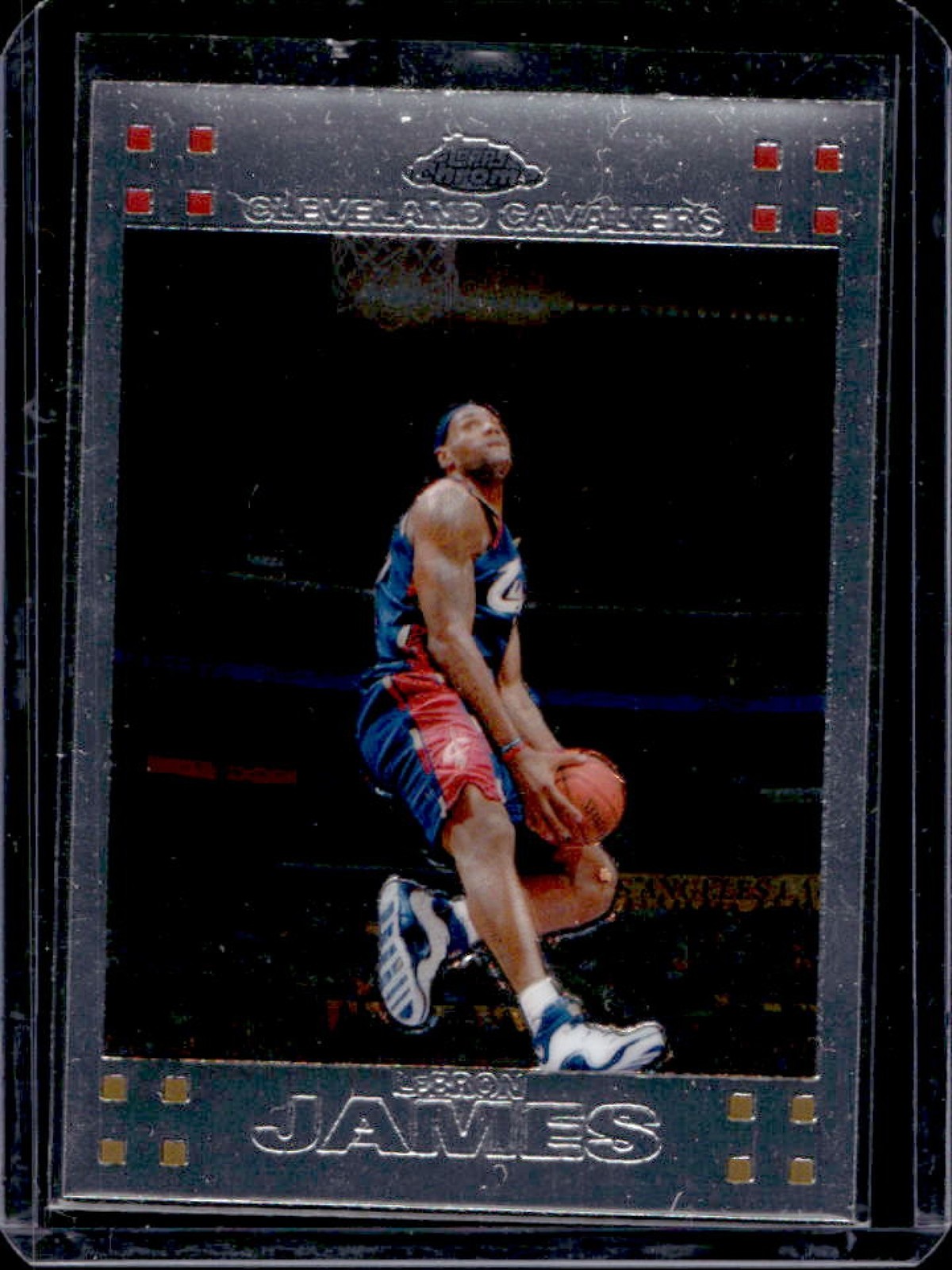 2007-08 Topps Chrome Lebron James #23 Cavaliers