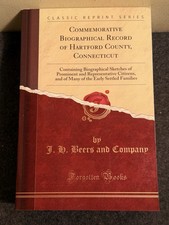 Commemorative Biographical Record of Hartford County, Connecticut (Reprint TPB)