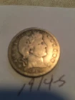 1914 s barber quarter good plus