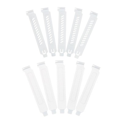 5Pcs Desktop Computer Host Chassis PCI Cooling Dust Filter PCI Slot Baffle Net*