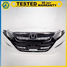 18-20 Honda Accord Front Bumper Cover Panel Assembly Platinum White Pearl Oem 18-20 Honda Accord Front Bumper Cover Panel Assembly Platinum White Pearl Oem