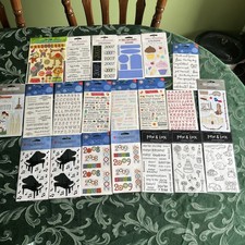 NEW Lot Of Misc Vintage Mrs Grossman  s sticker Sheets ABCs Phrases  More