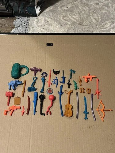 Teenage Mutant Ninja Turtles Vintage Figures Accessories Lot