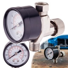 Spray Gun Air Regulator with Gauge 1/4" – Precise Pressure Control 0–10 Bar
