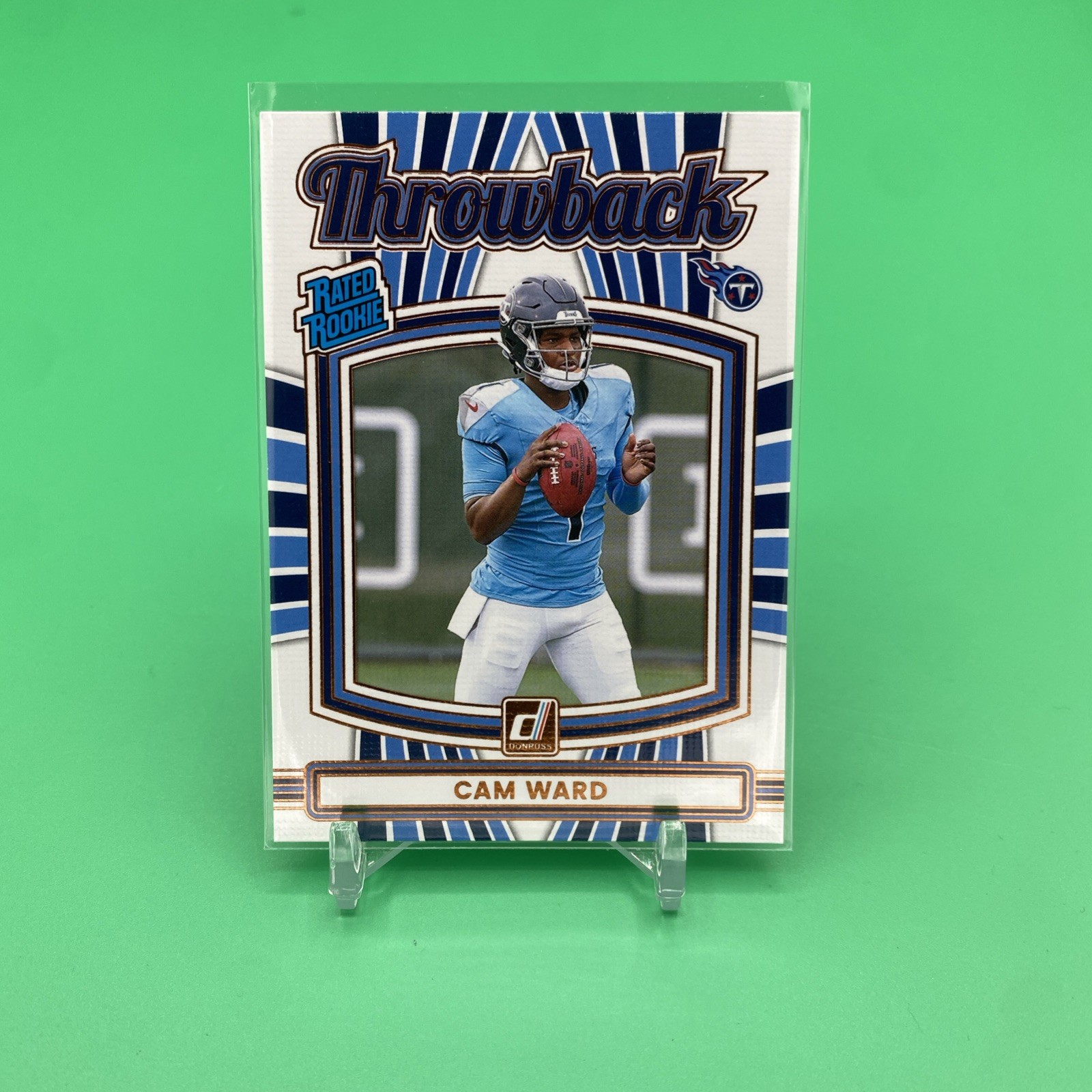 2025 Donruss Cam Ward #25 Throwback Rated Rookie (RC)