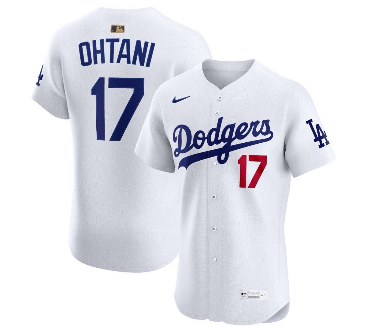RARE Shohei Ohtani Gold Batterman LA Dodgers Nike Elite Authentic