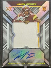 2022 PANINI XR ROOKIE XL SWATCH AUTOGRAPHS RXA- 🏈🏈 JAHAN DOTSON WHITE SP /15