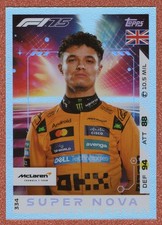 2025 Lando NORRIS - [TURBO ATTAX] - FORMULA 1 TOPPS SUPER NOVA FOIL F1 CARD #334