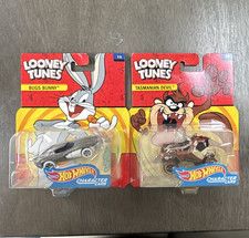 Hot Wheels Character Cars Looney Tunes Diecast 1:64 Lot 2016 Bugs  Taz