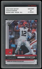 Shedeur Sanders 2025 Panini Instant Cleveland Browns Rookie Card 1st Graded 10