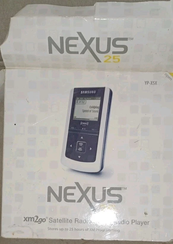 三星 Nexus 数字卫星收音机播放器 YP-X5X YPX5X 全新 — 第 3/3 张图片