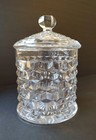 Vintage Fostoria American Cookie Jar, 8⅞ Tall with Lid, Hard to Find — photo 2