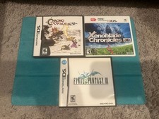 Chrono Trigger DS/FFIII DS/Xenoblade Chronicles 3DS all Manuals Great Condition